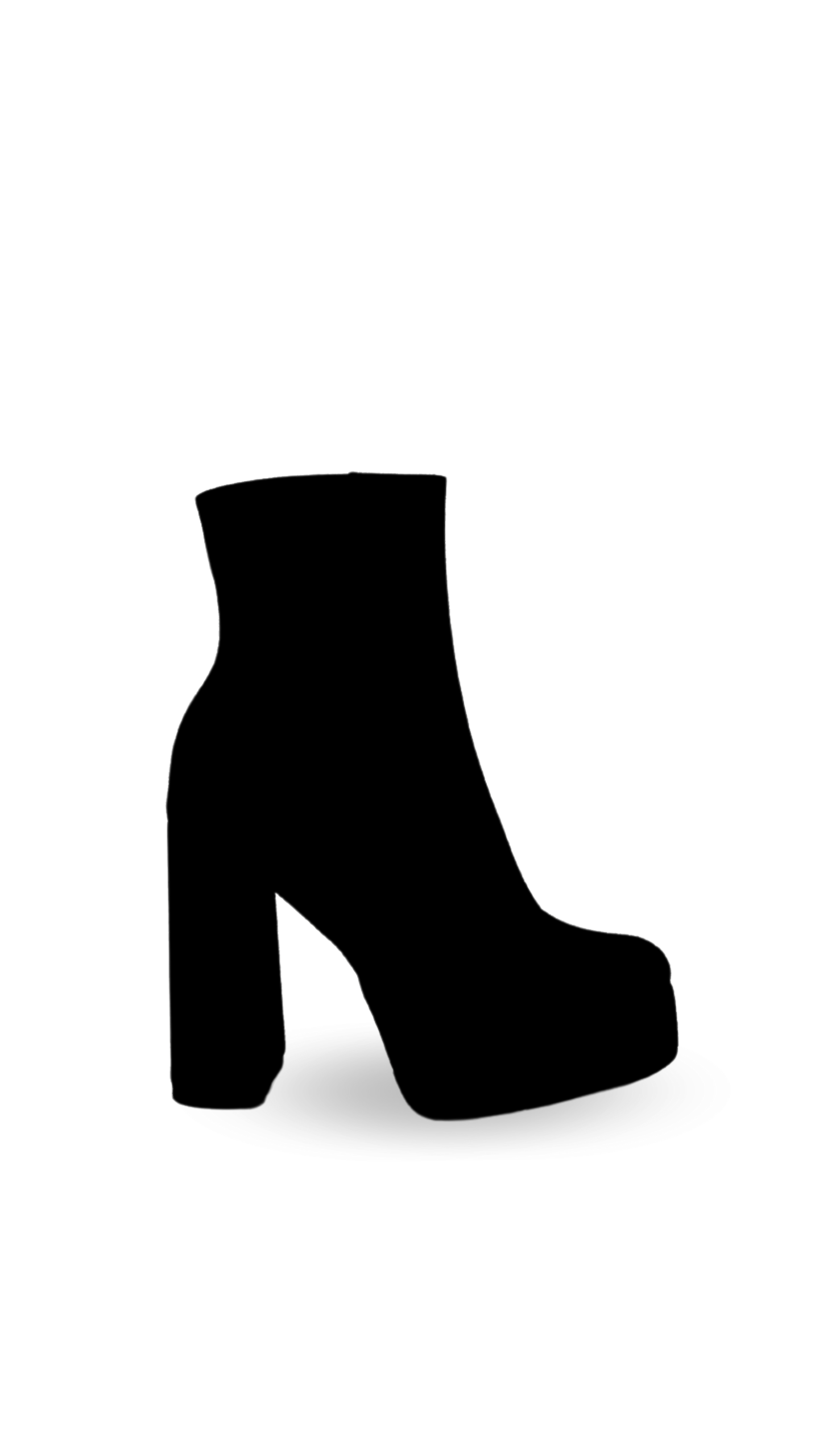 KENDALL BOOTS / GAMUZA NEGRO