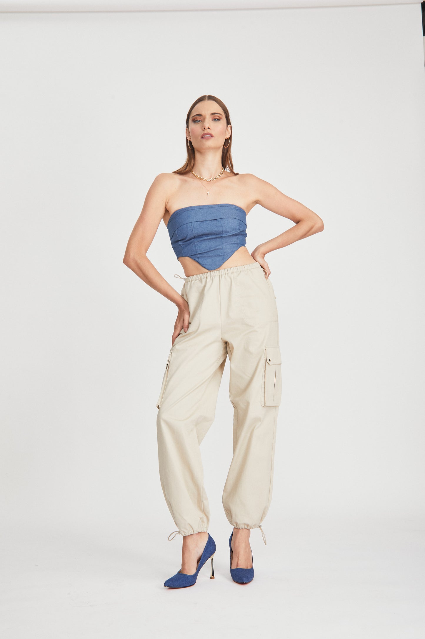 STILETTOS MABEL DENIM