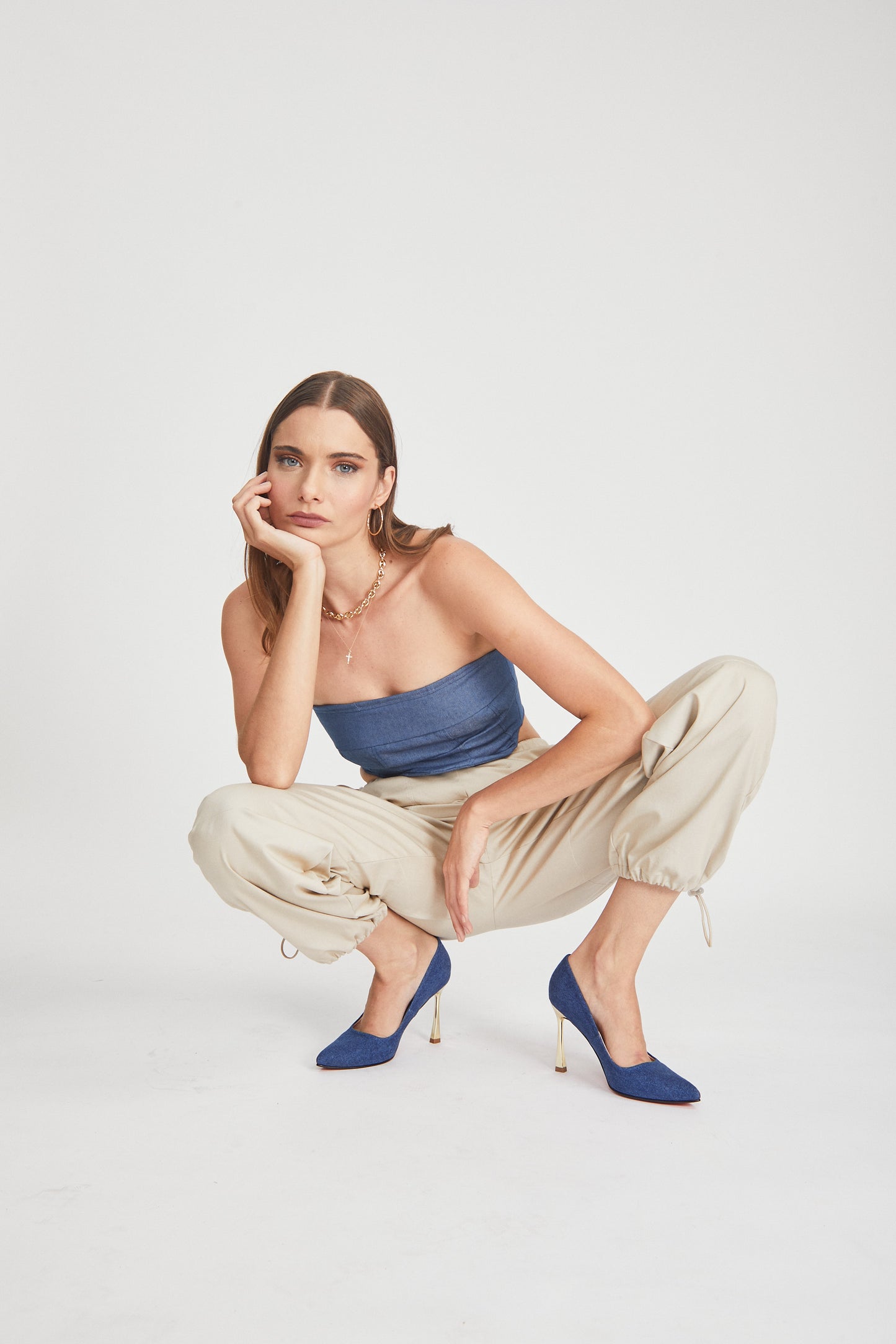 STILETTOS MABEL DENIM