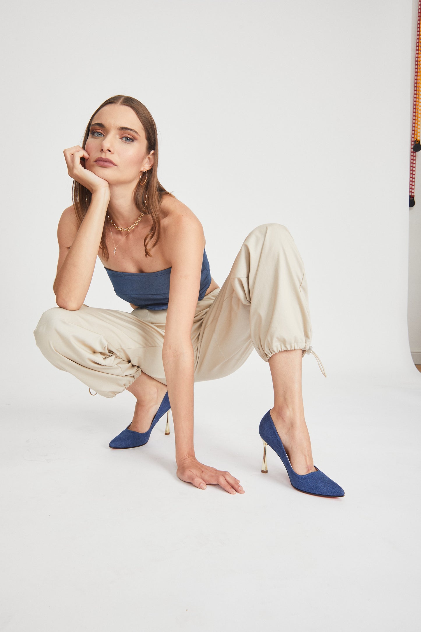 STILETTOS MABEL DENIM