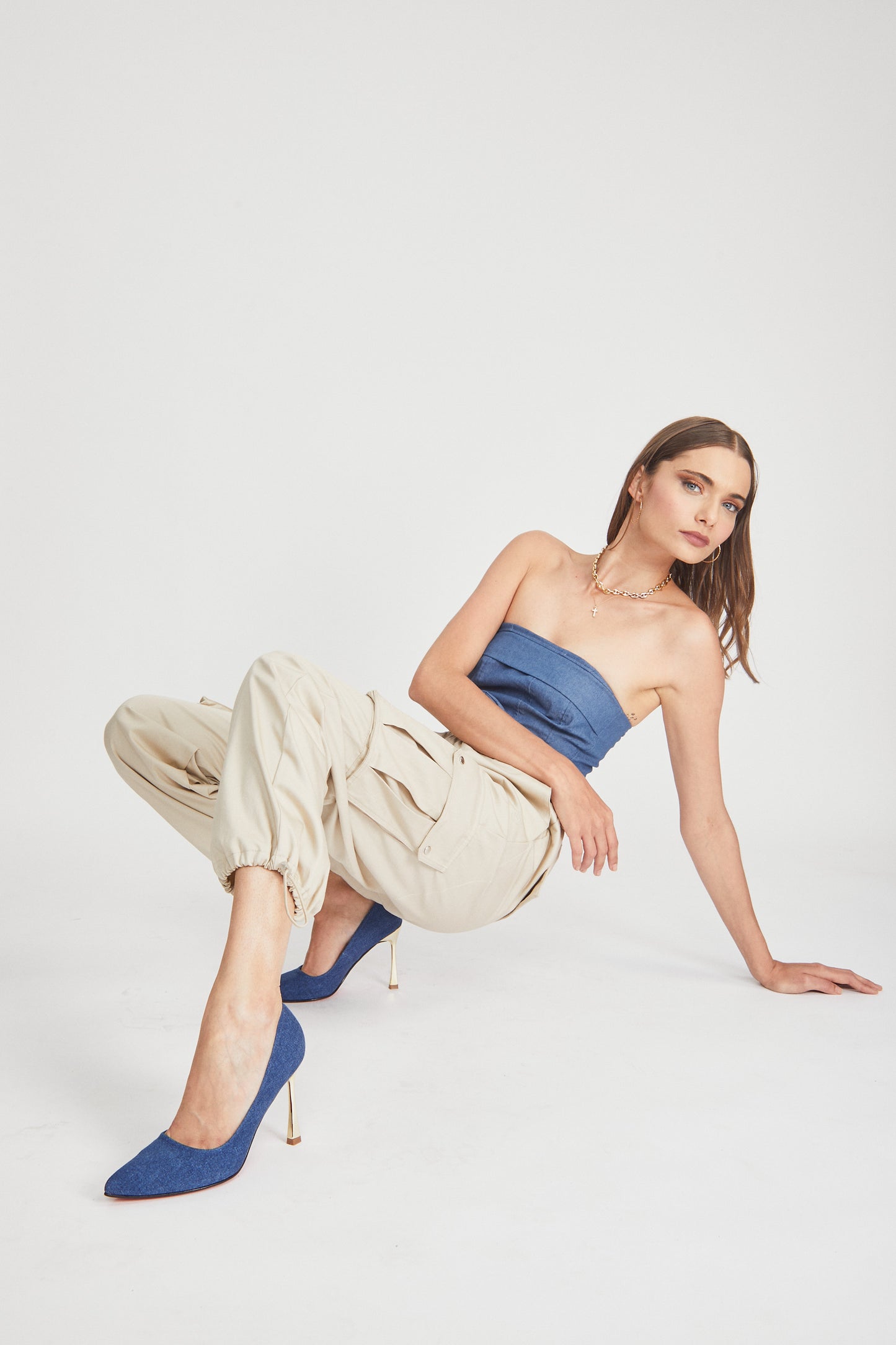 STILETTOS MABEL DENIM