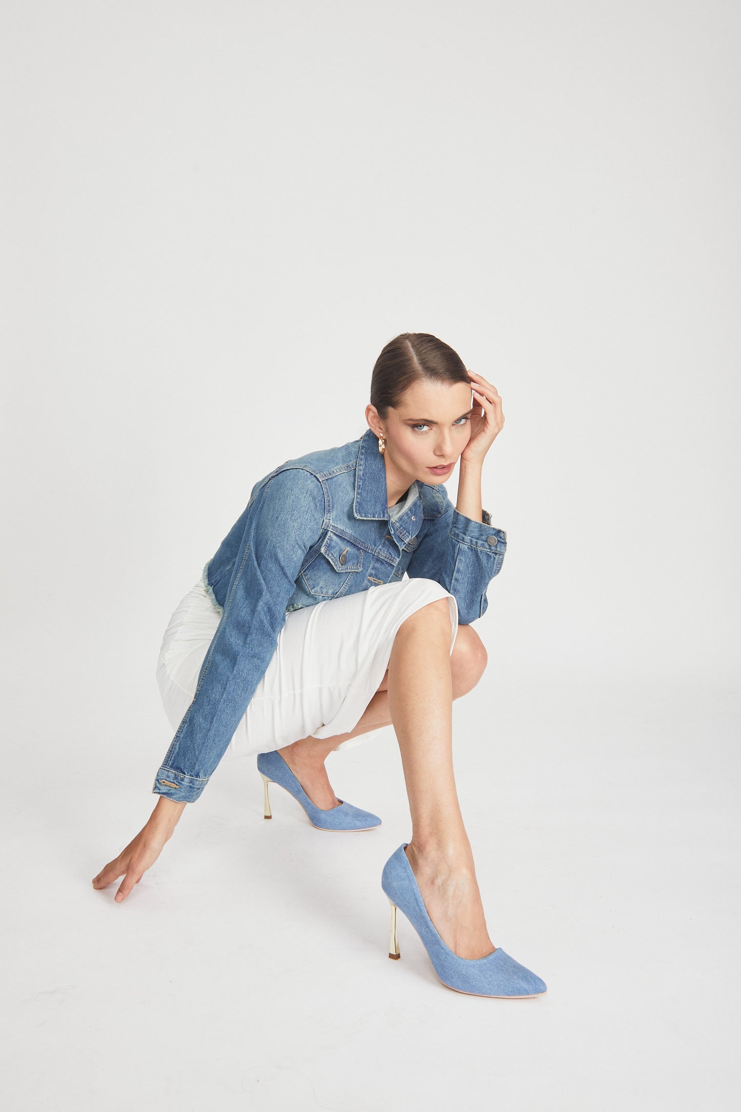 STILETTO MABEL DENIM SKY