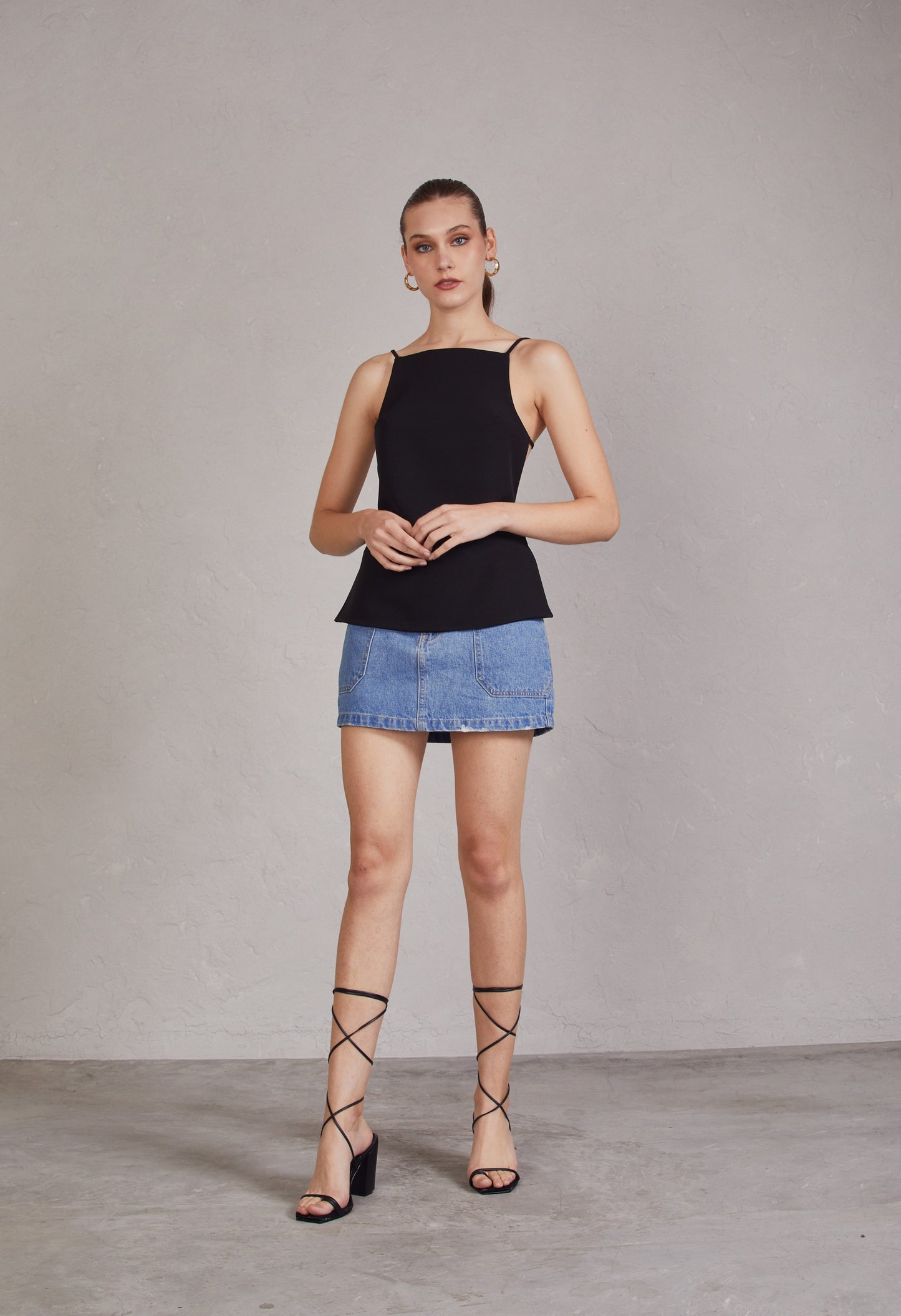 ALMENDRA HEELS / NEGRO