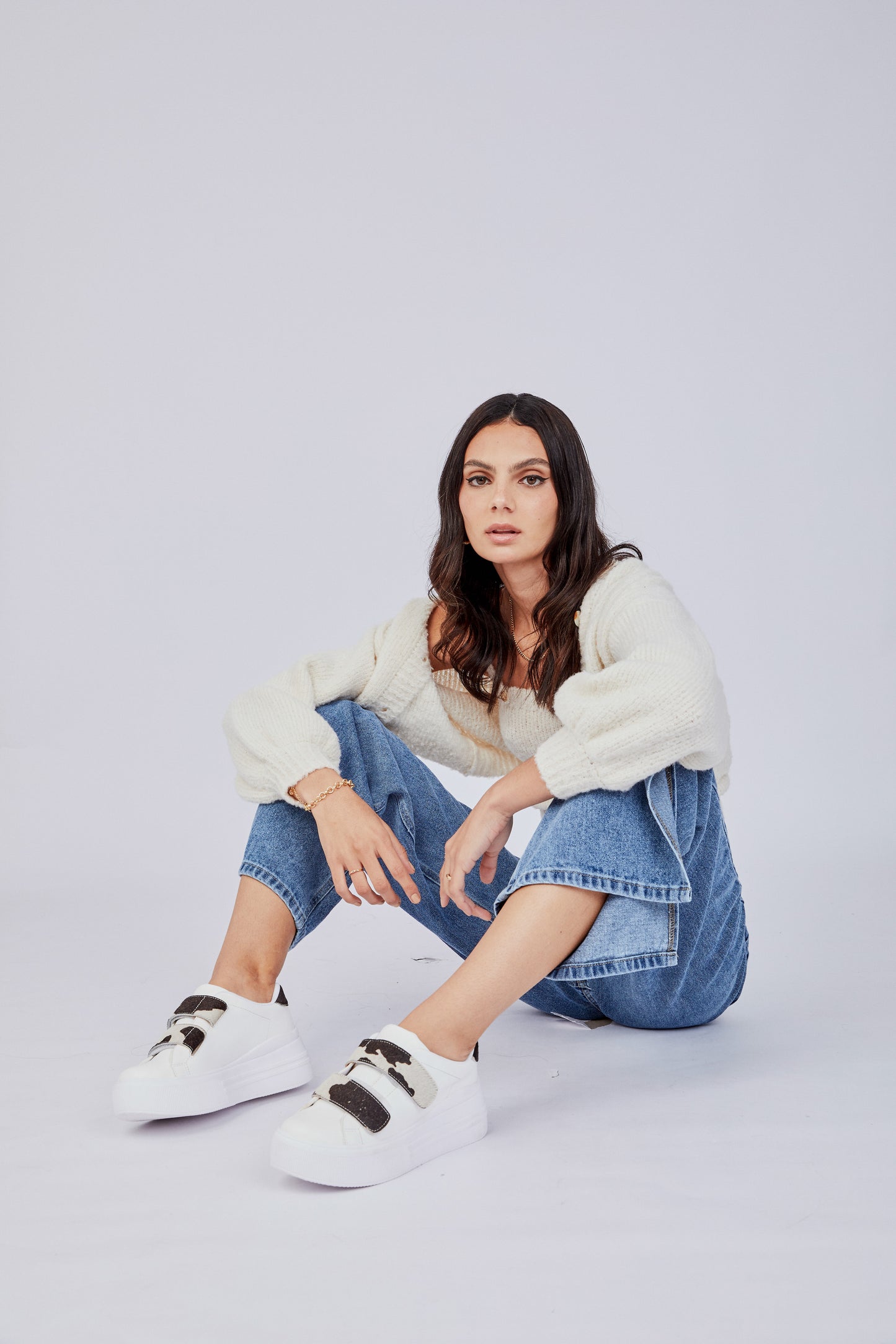 EMMA SNEAKERS / COW