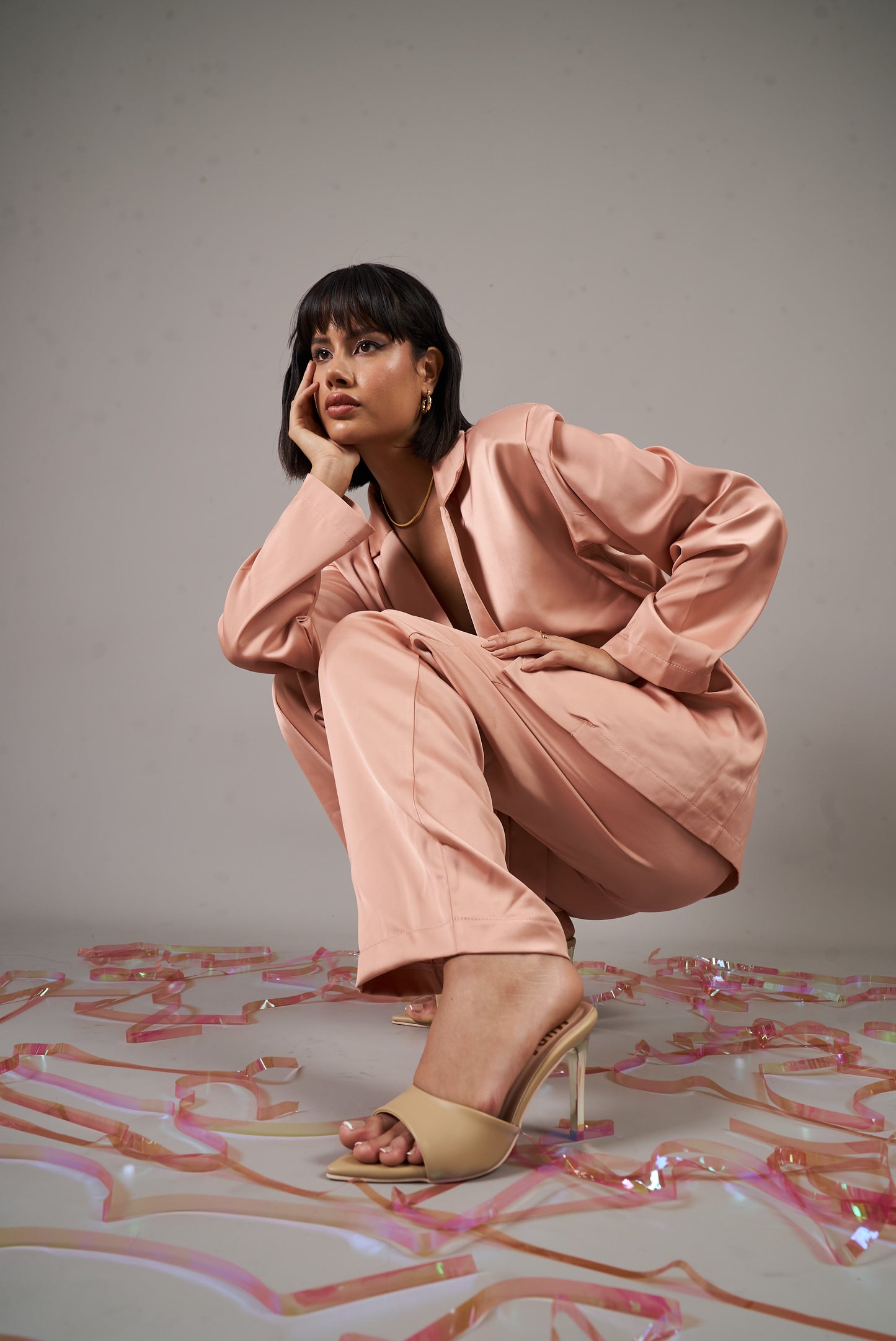 COLLINS HEELS / BEIGE
