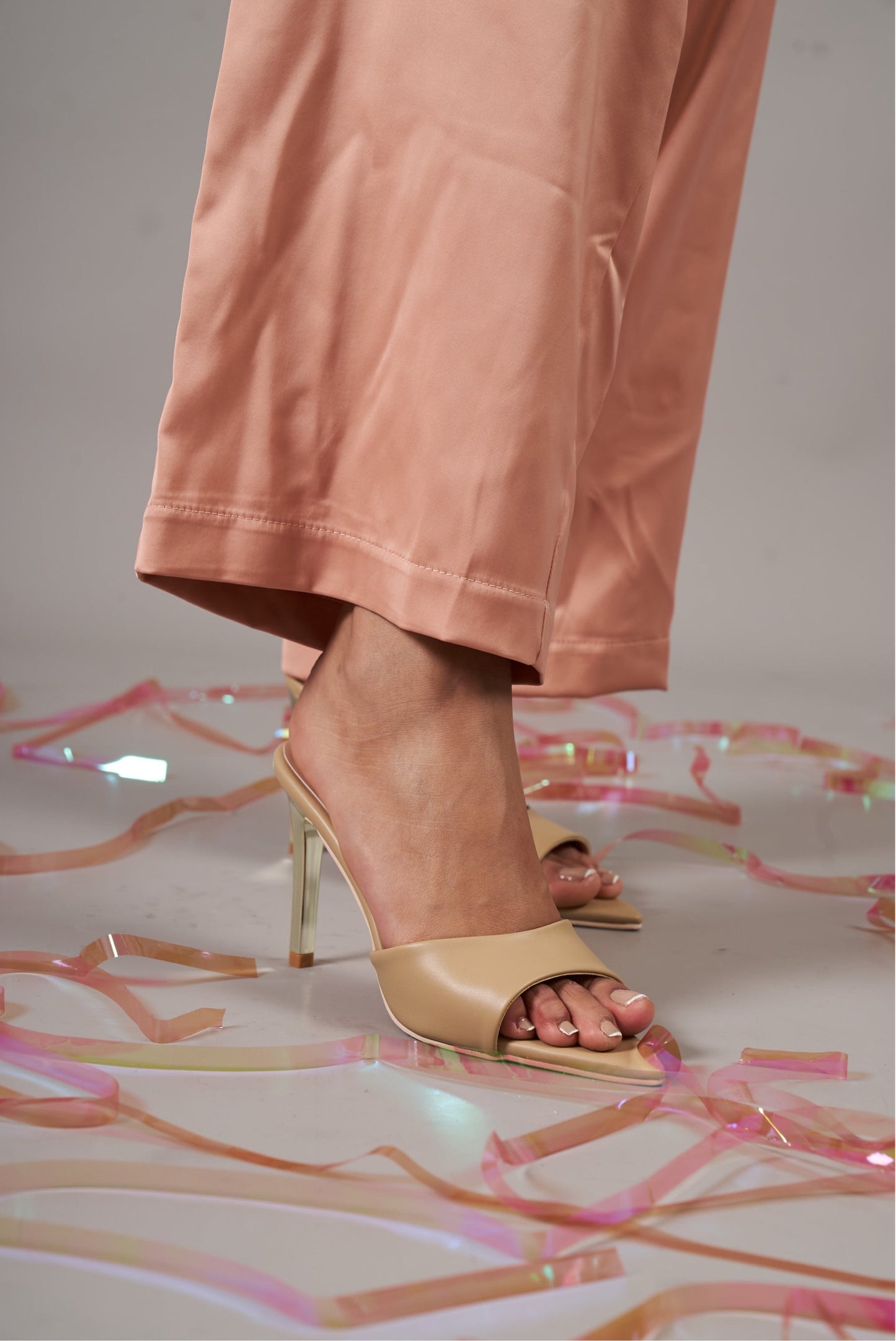 COLLINS HEELS / BEIGE