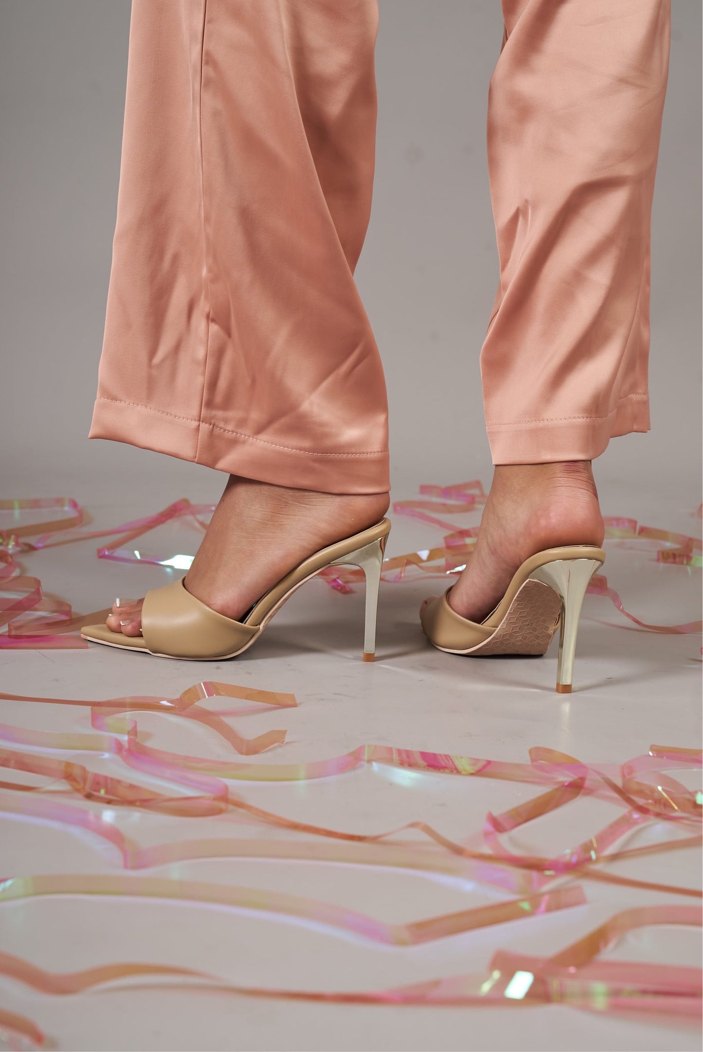 COLLINS HEELS / BEIGE
