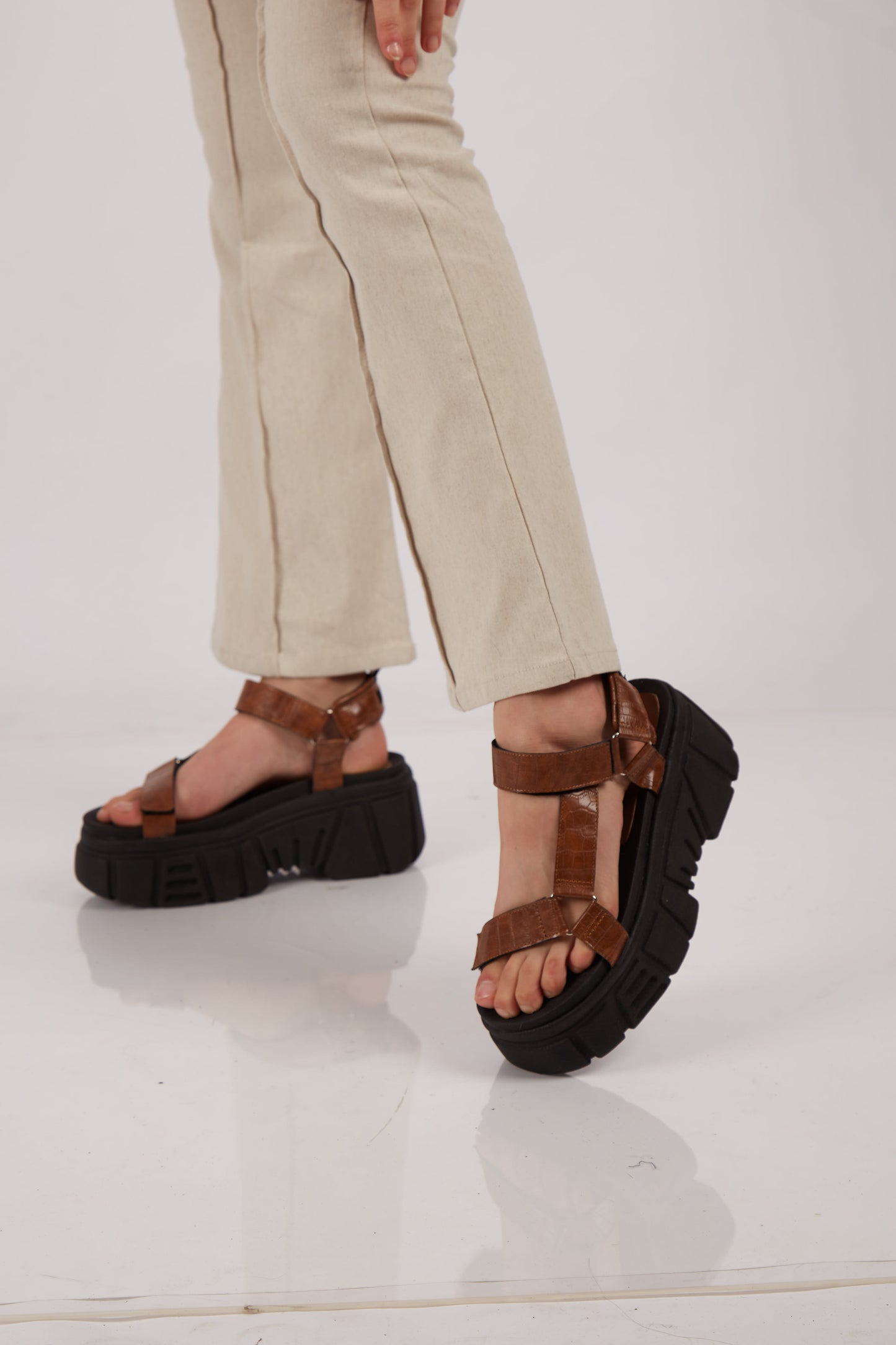 ASHER SANDALS MARRON