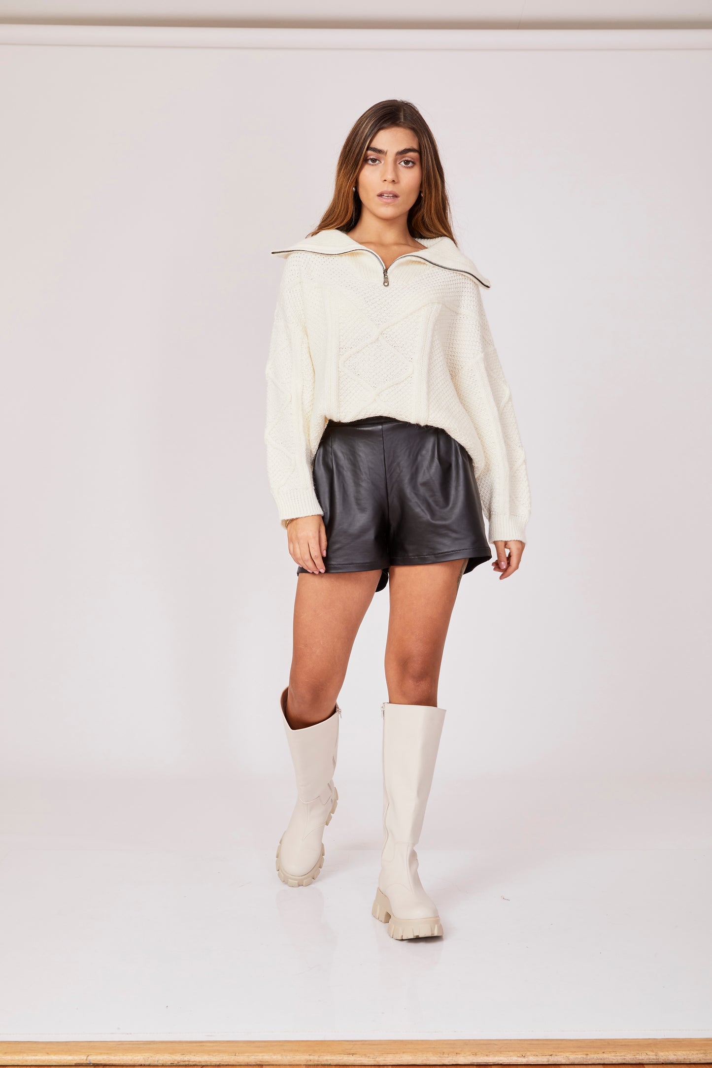 MANHATTAN BOOTS / BEIGE