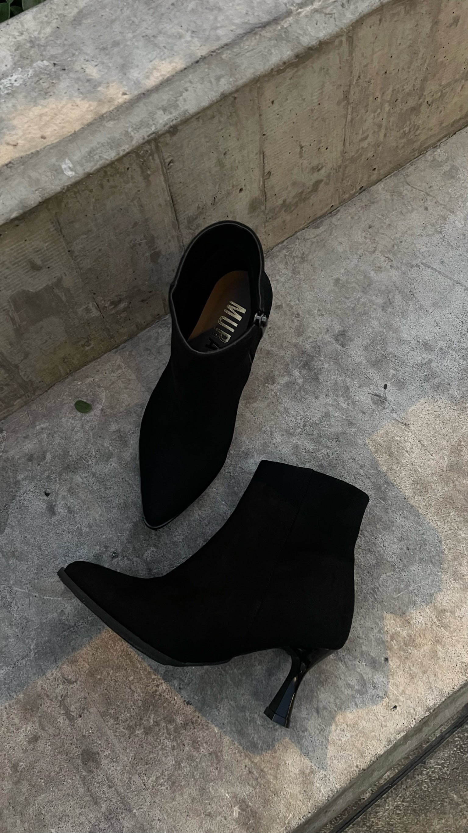 BEKI BOOTS / BLACK SUEDE