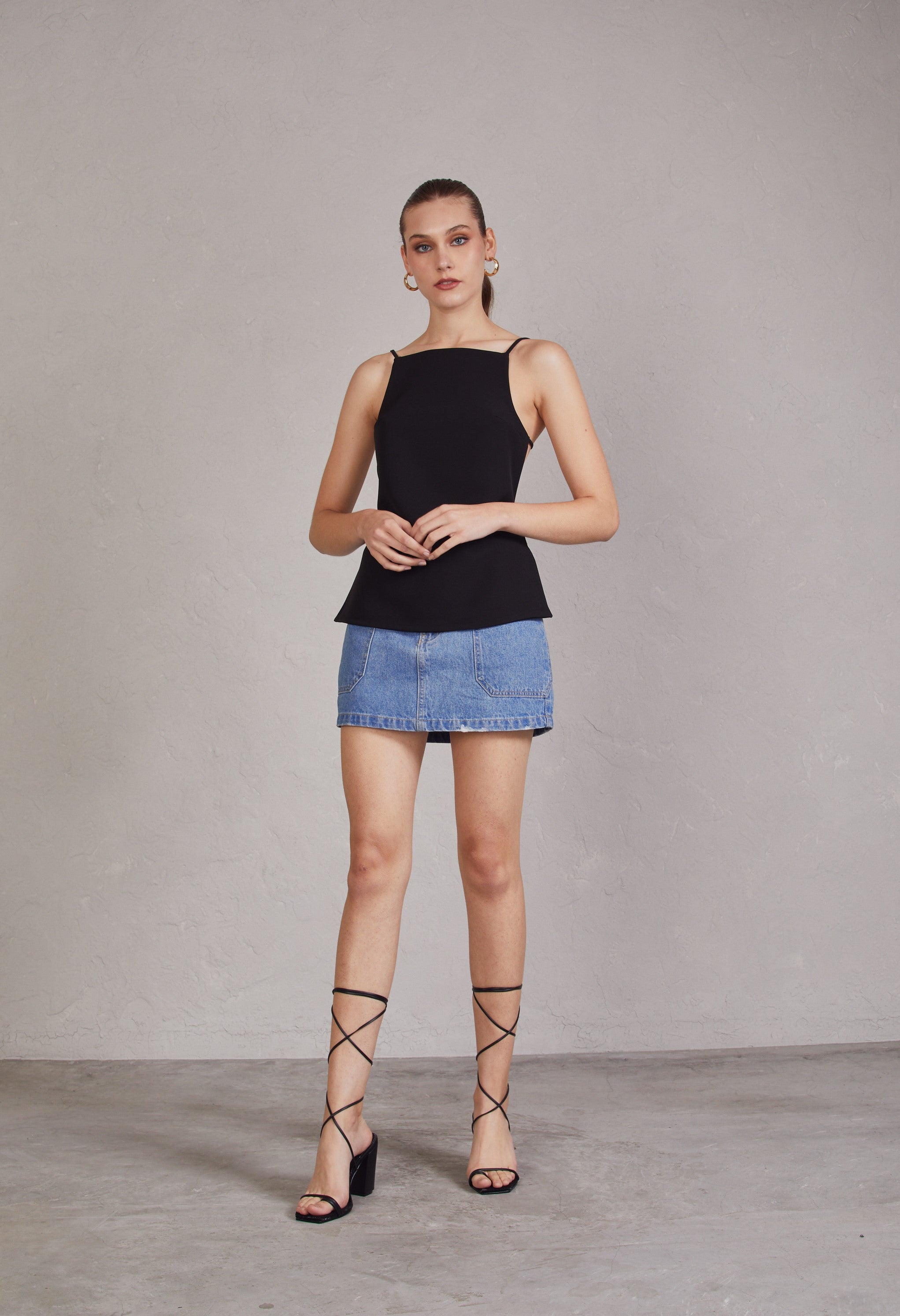 ALMENDRA HEELS / NEGRO