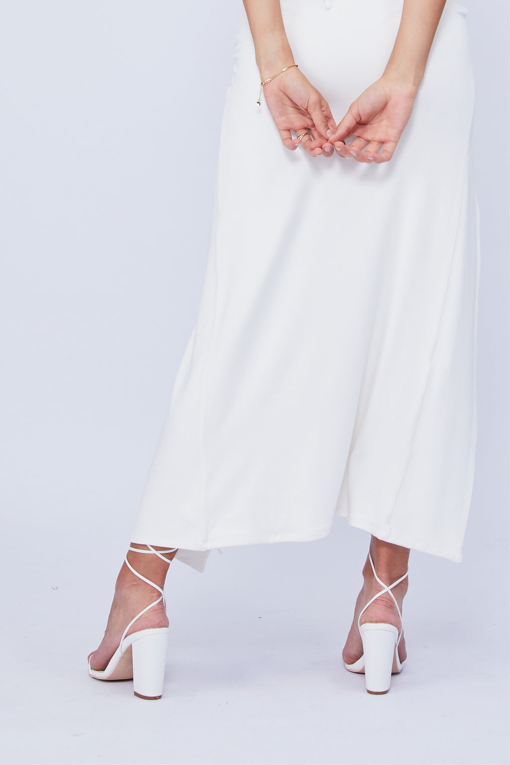 ALMENDRA HEELS / BLANCO